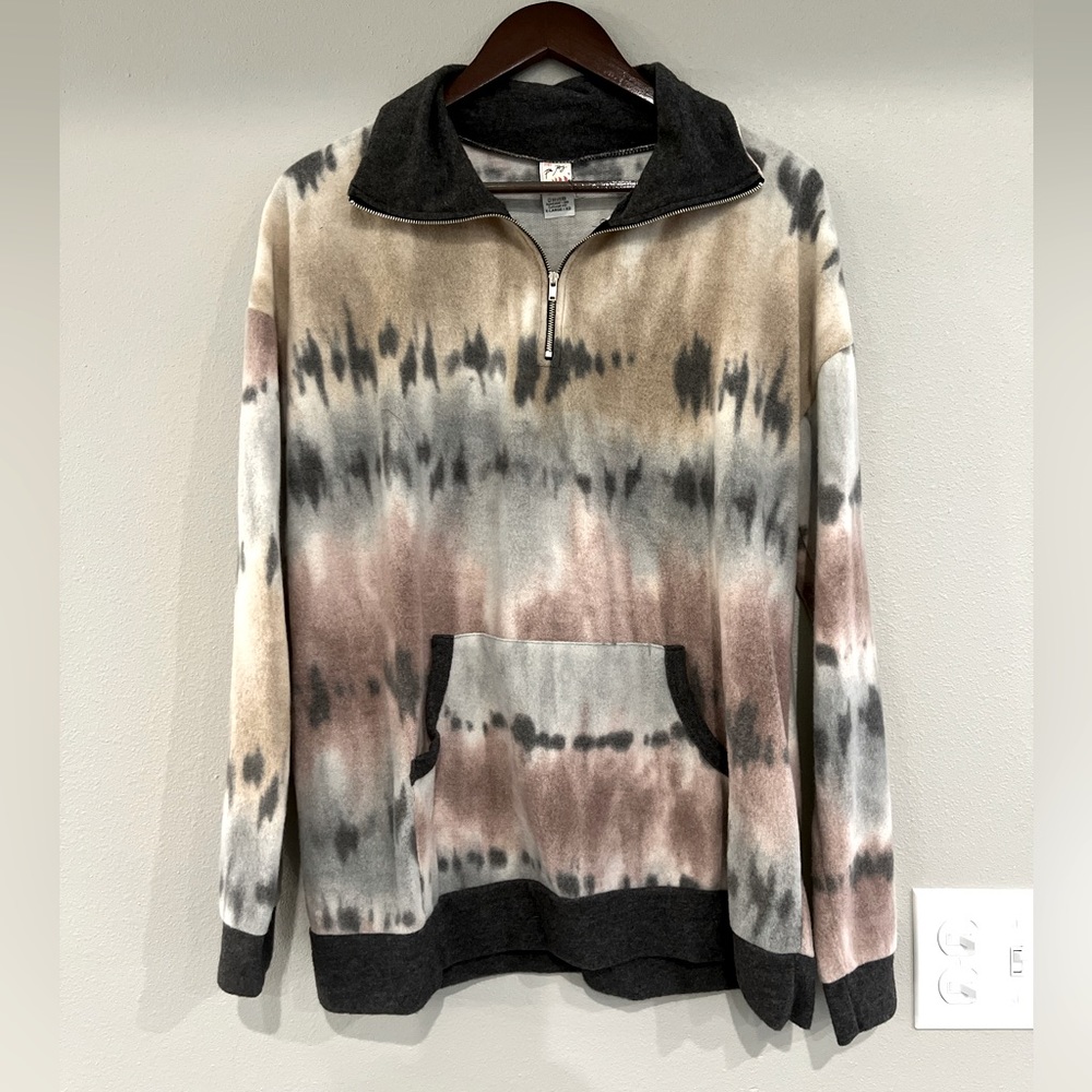 Fleece Collared 1/4 Zip Pullover